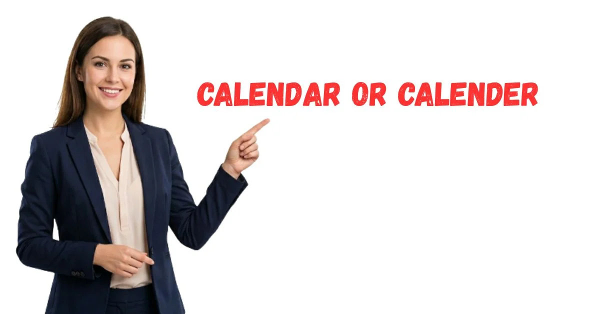 Calendar or Calender