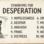 Synonyms for Desperation