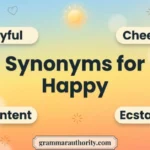 Synonyms for Happy