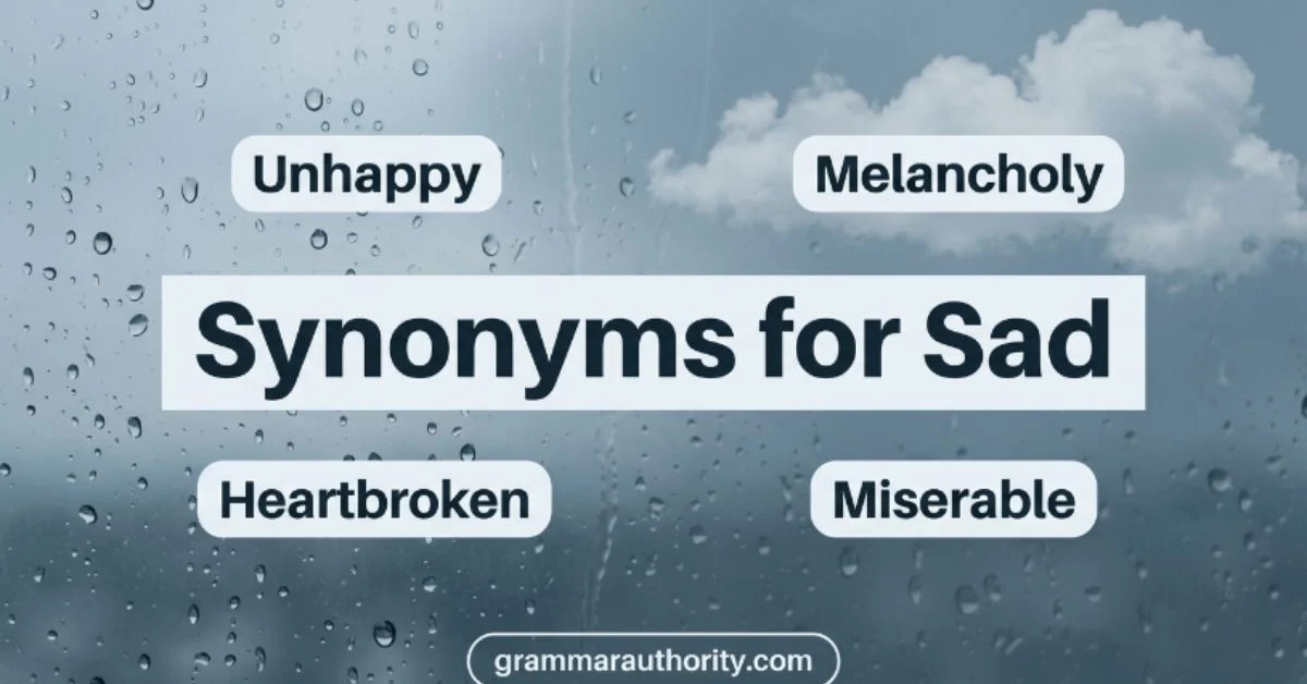 synonyms for sad