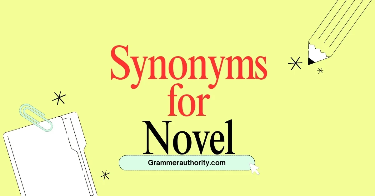 Synonyms for Novel